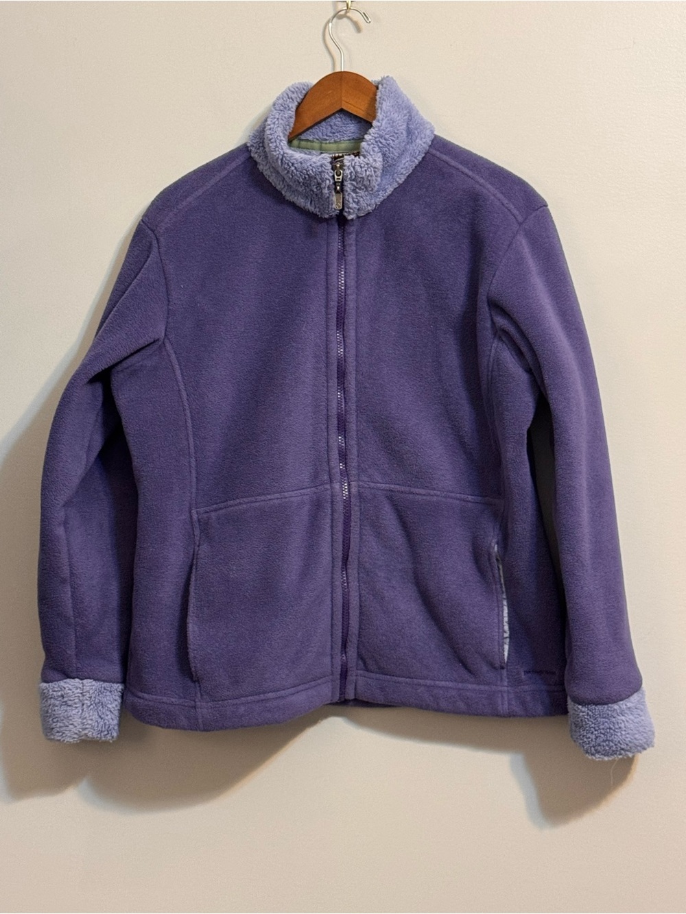 Vintage Patagonia Synchilla Women's XL Purple Fleece Jacket Costa Rica